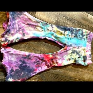 tie dye bell bottoms